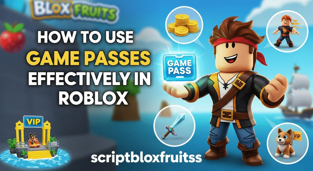 Jogador a decidir se compra um Game Pass com Robux dentro de um jogo do Roblox.