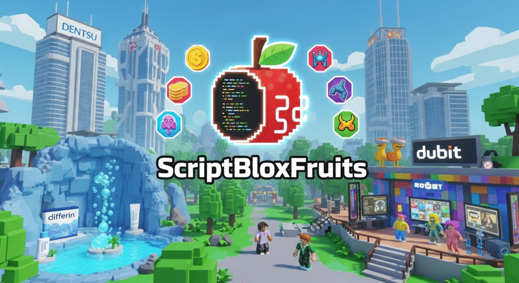 Avatar confiante no jogo de cuidados com a pele da Differin no Roblox.