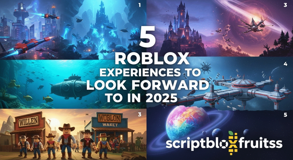 Avatar do Roblox num ambiente de jogo hiper-realista, mostrando a evolução gráfica em 2025.