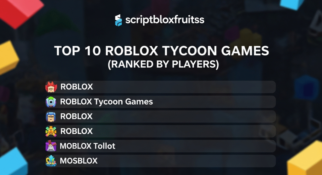 Jogador a comprar o seu primeiro "dropper" num jogo Tycoon do Roblox.