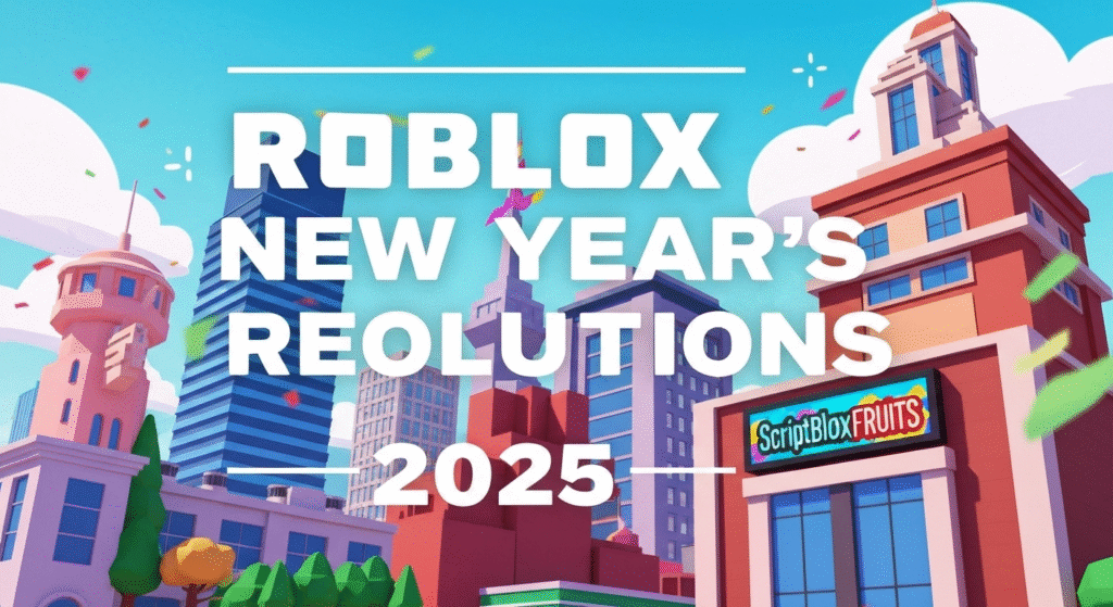 Jogador a construir o seu próprio jogo no Roblox Studio, uma meta para 2025.