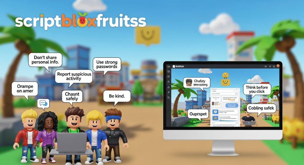 Jogador a usar a ferramenta de denúncia para reportar um comportamento inadequado no Roblox.