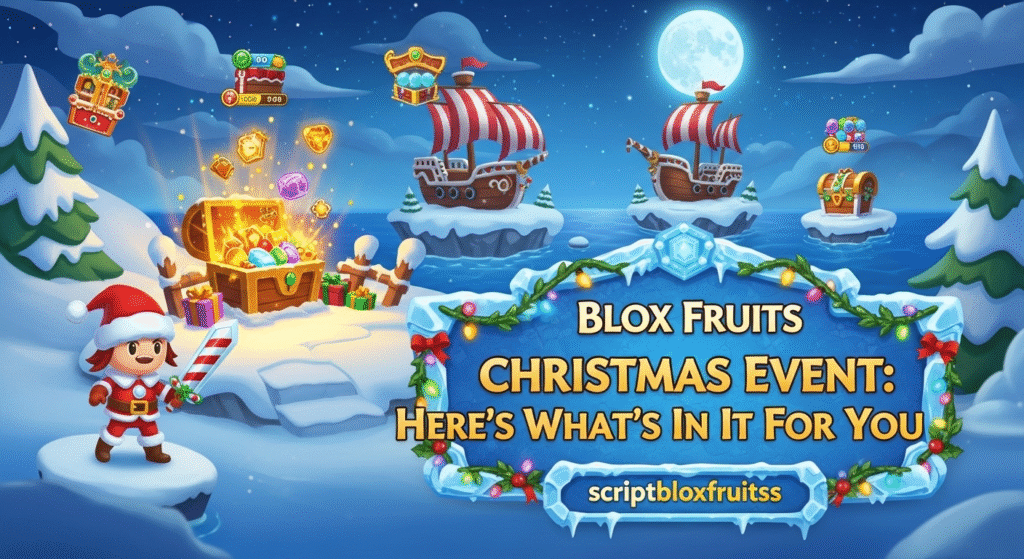 A nova espada exclusiva do evento de Natal de Blox Fruits.