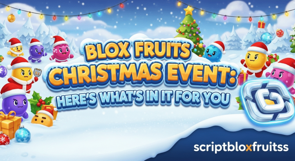 A nova ilha de Natal do evento de 2024 em Blox Fruits.