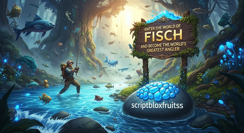 Jogador a lutar para apanhar um peixe lendário e raro no jogo Fisch.