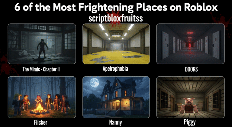 Os 6 Lugares Mais Assustadores para Visitar no Roblox
