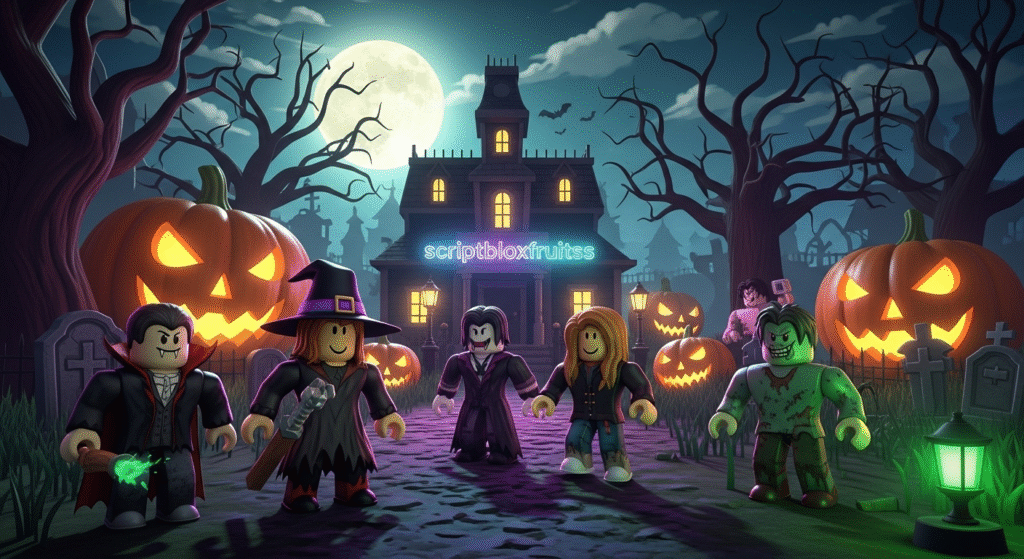 Jogadores a reagir com medo e diversão a um "jumpscare" num jogo de terror do Roblox.