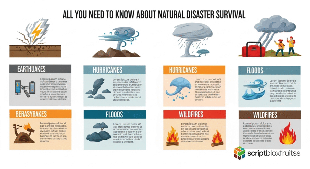 Jogadores a sobreviver a um tsunami no ponto mais alto do mapa em Natural Disaster Survival.