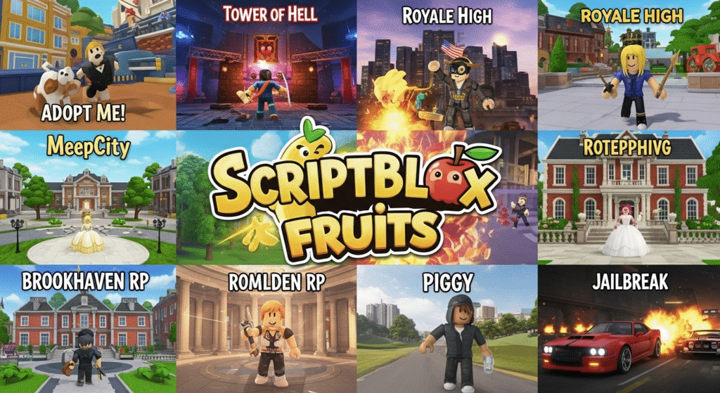 Jogadores a lutar em equipa contra um dragão num jogo de RPG do Roblox.